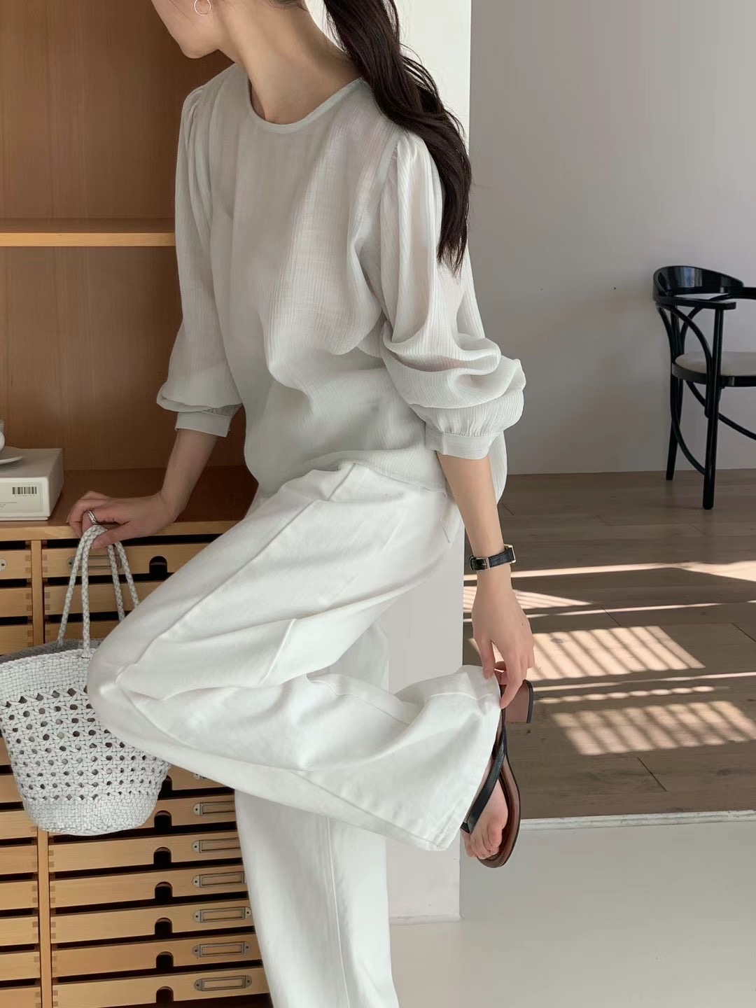 AN STAND韓國直郵㊣女裝新品人氣休閑推薦熱賣時尚襯衫蕾絲衫AN STAND-2件起襯衫/蕾絲衫