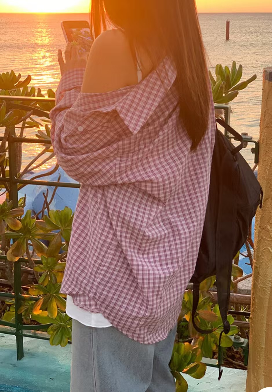 LOVINE直郵韓國代購㊣女裝新品25春夏時尚休閑人氣襯衫蕾絲衫LOVINE襯衫/蕾絲衫