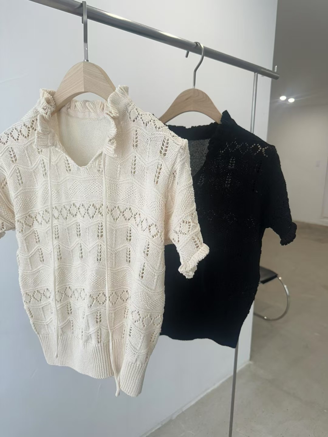LOVINE韓國㊣直郵東大門代購女裝新品休閑人氣時尚25春夏針織衫LOVINE針織衫
