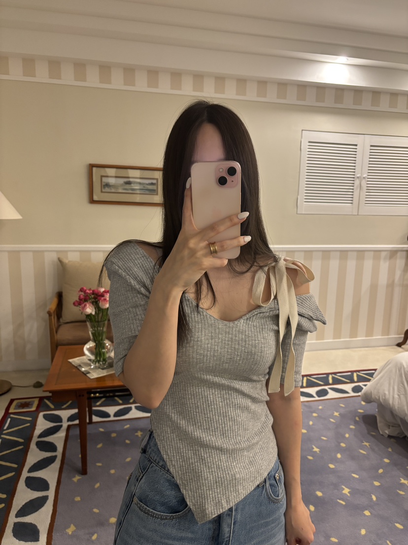 FOUREIGHT直郵韓國代購㊣女裝新款時尚25春夏人氣休閑熱賣T恤FOUR EIGHTT恤