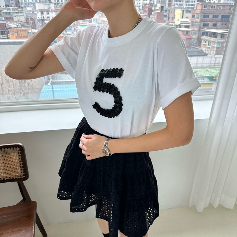 SOUIT韓國直郵㊣女裝新款時尚人氣推薦熱賣休閑25春夏T恤SOUIT by mabel-LT恤