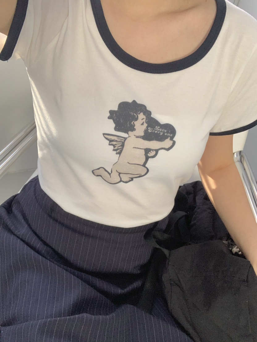 BEFORE SUNRISE韓國直郵㊣女裝新款推薦人氣時尚熱賣休閑T恤BEFORE SUNRISET恤