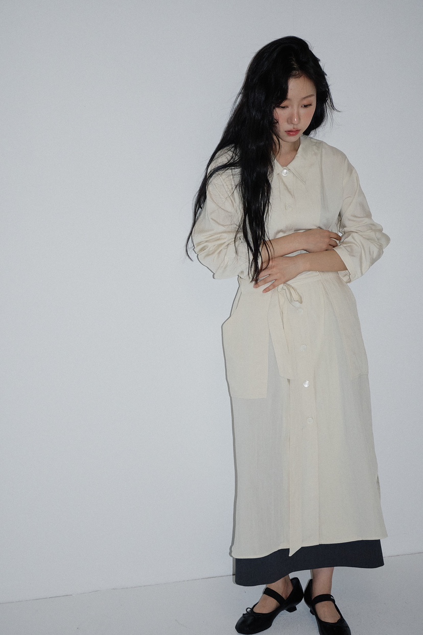 ATHEA韓國直郵㊣女裝新款休閑推薦熱賣25春夏人氣時尚長款風衣ATHEA長款風衣