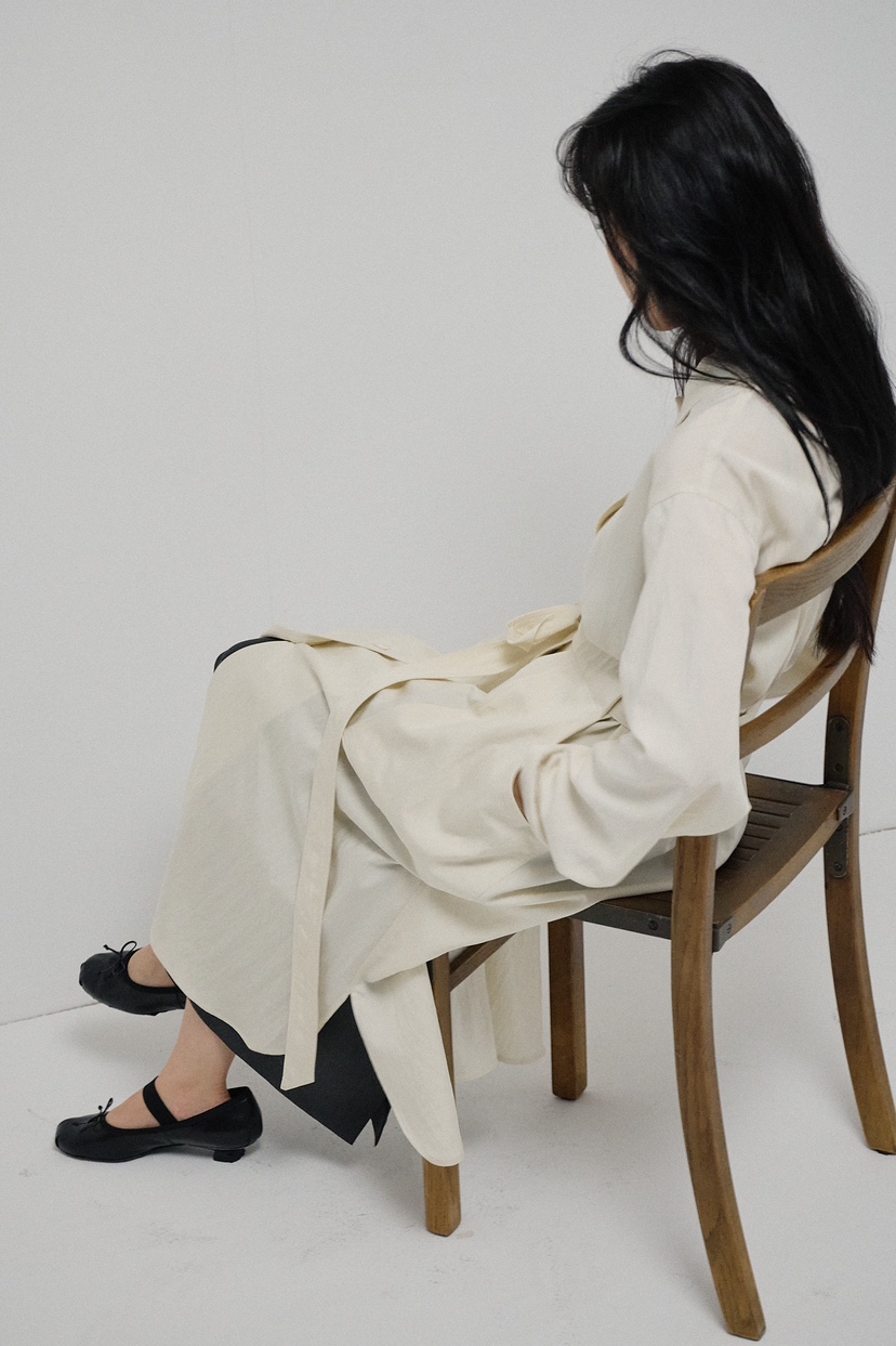 ATHEA韓國直郵㊣女裝新款休閑推薦熱賣25春夏人氣時尚長款風衣ATHEA長款風衣