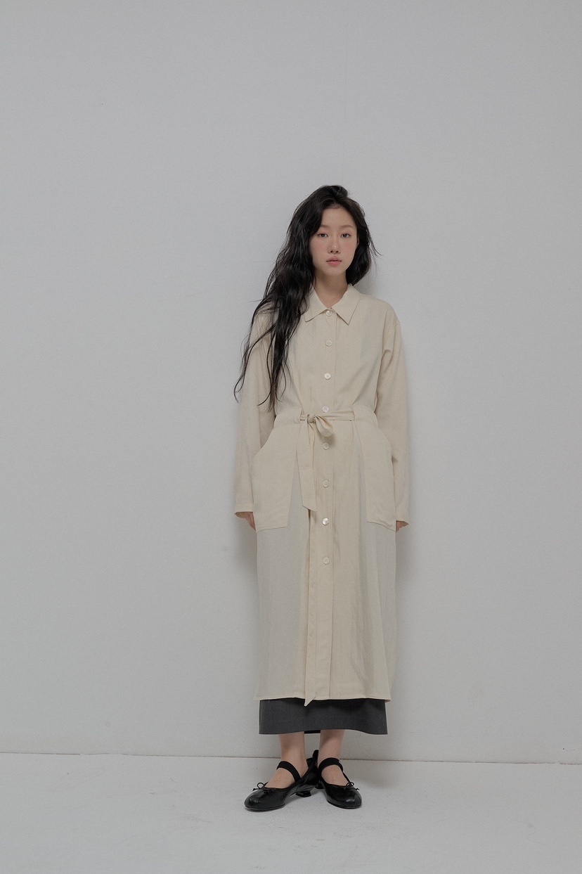 ATHEA韓國直郵㊣女裝新款休閑推薦熱賣25春夏人氣時尚長款風衣ATHEA長款風衣