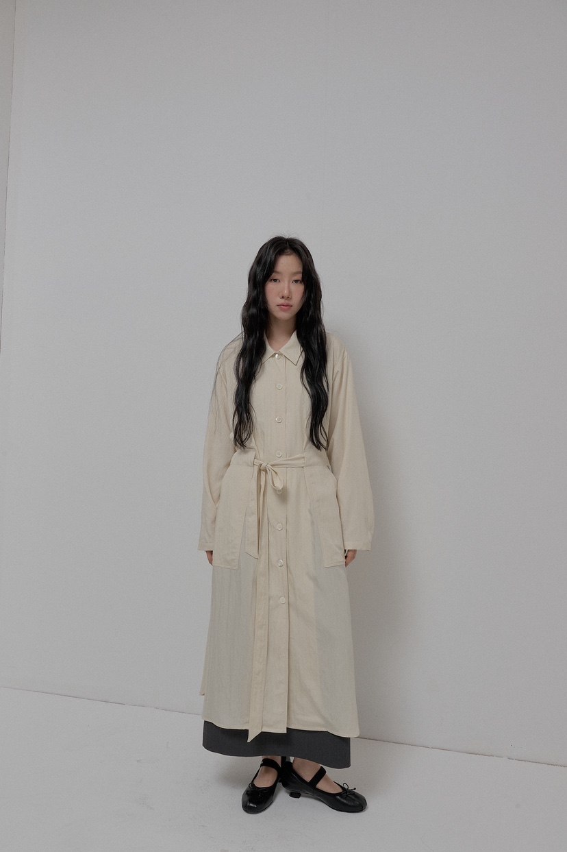 ATHEA韓國直郵㊣女裝新款休閑推薦熱賣25春夏人氣時尚長款風衣ATHEA長款風衣