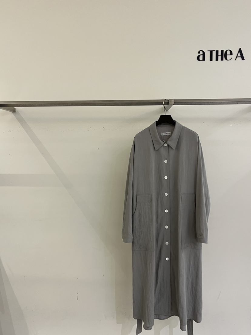 ATHEA韓國直郵㊣女裝新款休閑推薦熱賣25春夏人氣時尚長款風衣ATHEA長款風衣圖色3