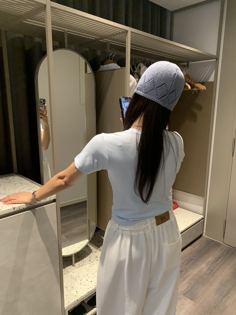 BADCALM直郵韓國代購㊣女裝新款時尚休閑推薦25春夏休閑褲腰帶BADCALM休閑褲