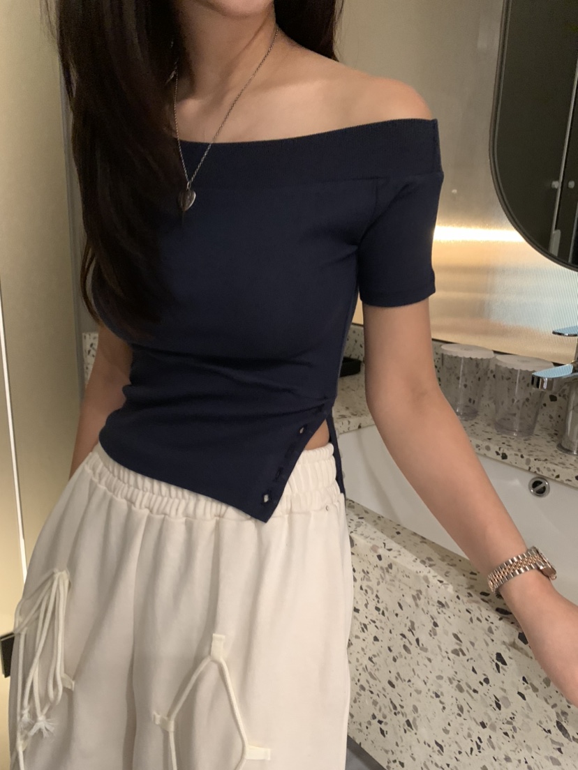 BADCALM韓國㊣直郵東大門代購女裝新款人氣熱賣25春夏時尚T恤BADCALMT恤