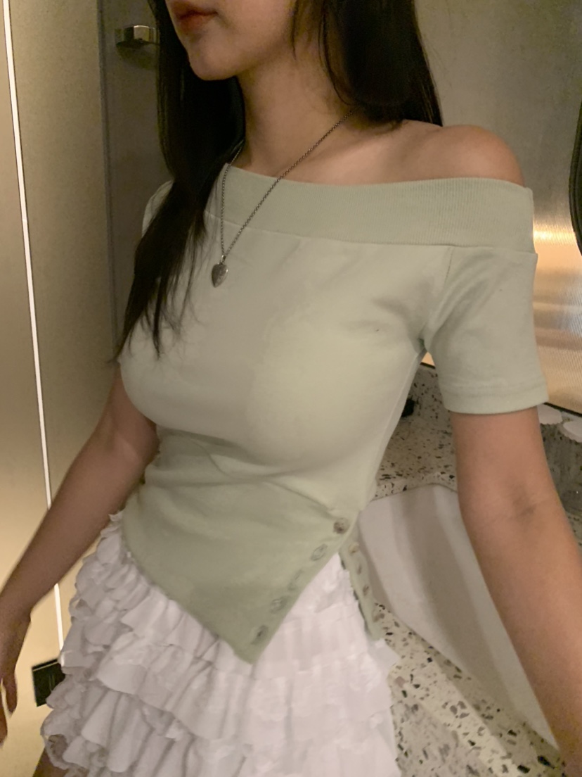 BADCALM韓國㊣直郵東大門代購女裝新款人氣熱賣25春夏時尚T恤BADCALMT恤