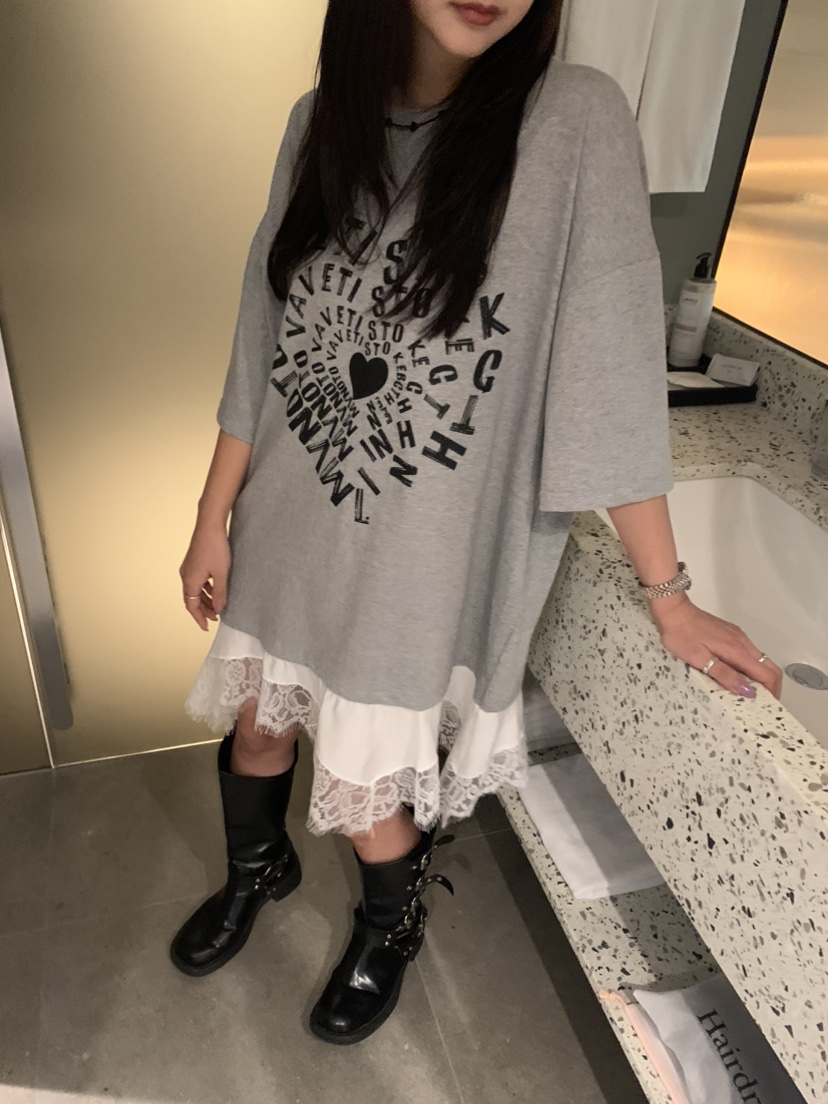 BADCALM韓國直郵㊣女裝新品休閑25春夏熱賣時尚推薦連衣裙蕾絲BADCALM連衣裙