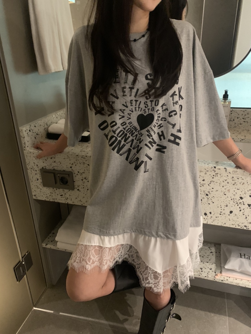 BADCALM韓國直郵㊣女裝新品休閑25春夏熱賣時尚推薦連衣裙蕾絲BADCALM連衣裙