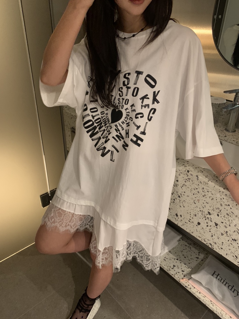 BADCALM韓國直郵㊣女裝新品休閑25春夏熱賣時尚推薦連衣裙蕾絲BADCALM連衣裙