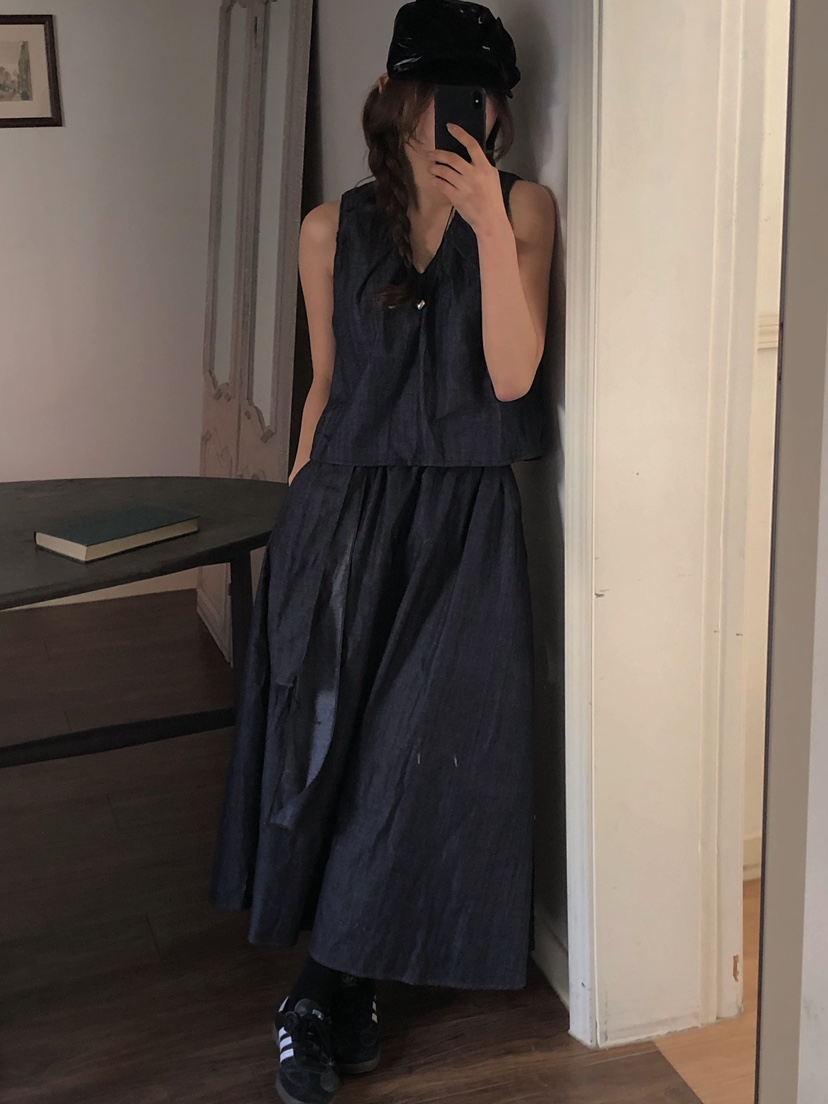ONDO-P韓國㊣直郵東大門代購女裝新品人氣25春夏吊帶背心褶皺ONDO-P吊帶/背心