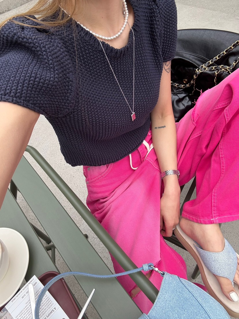 ZEROZERO韓國㊣直郵東大門代購女裝新品推薦時尚針織衫泡泡袖ZEROZERO針織衫
