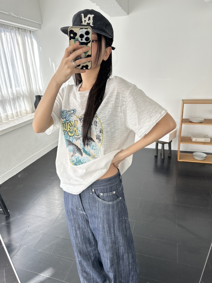 I MFACT韓國㊣直郵東大門代購女裝新款25春夏熱賣時尚推薦T恤I MFACTT恤
