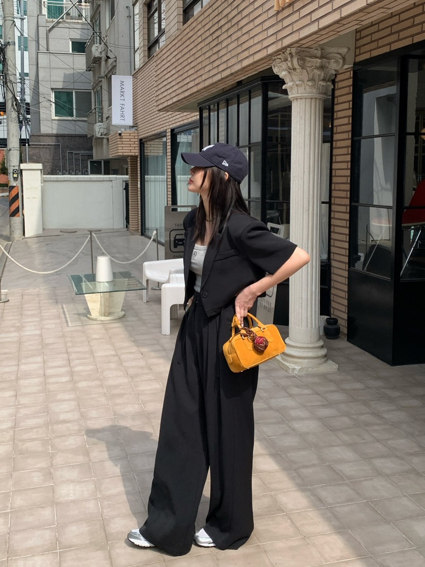 REVE CITE-L韓國㊣直郵東大門代購女裝新款推薦熱賣休閑褲REVE CITE休閑褲