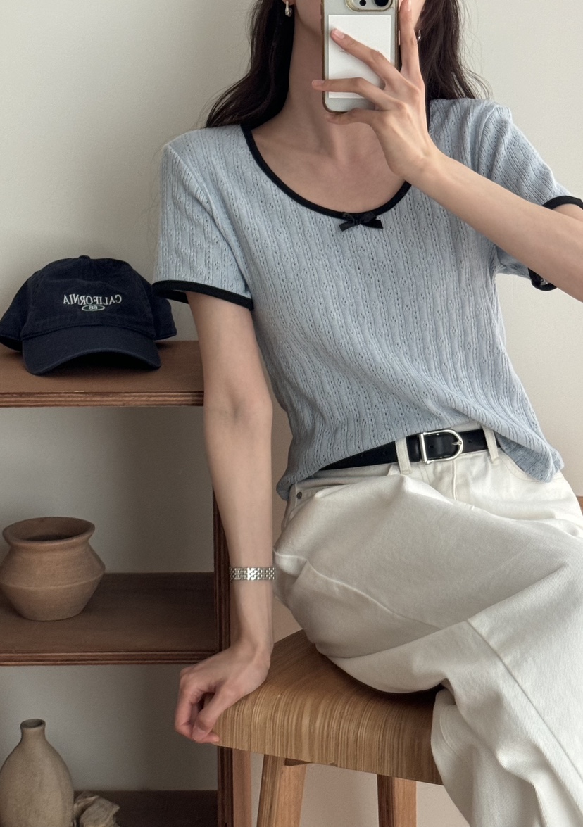 TIZZI韓國直郵㊣女裝新品推薦人氣休閑時尚熱賣25春夏T恤TIZZIT恤