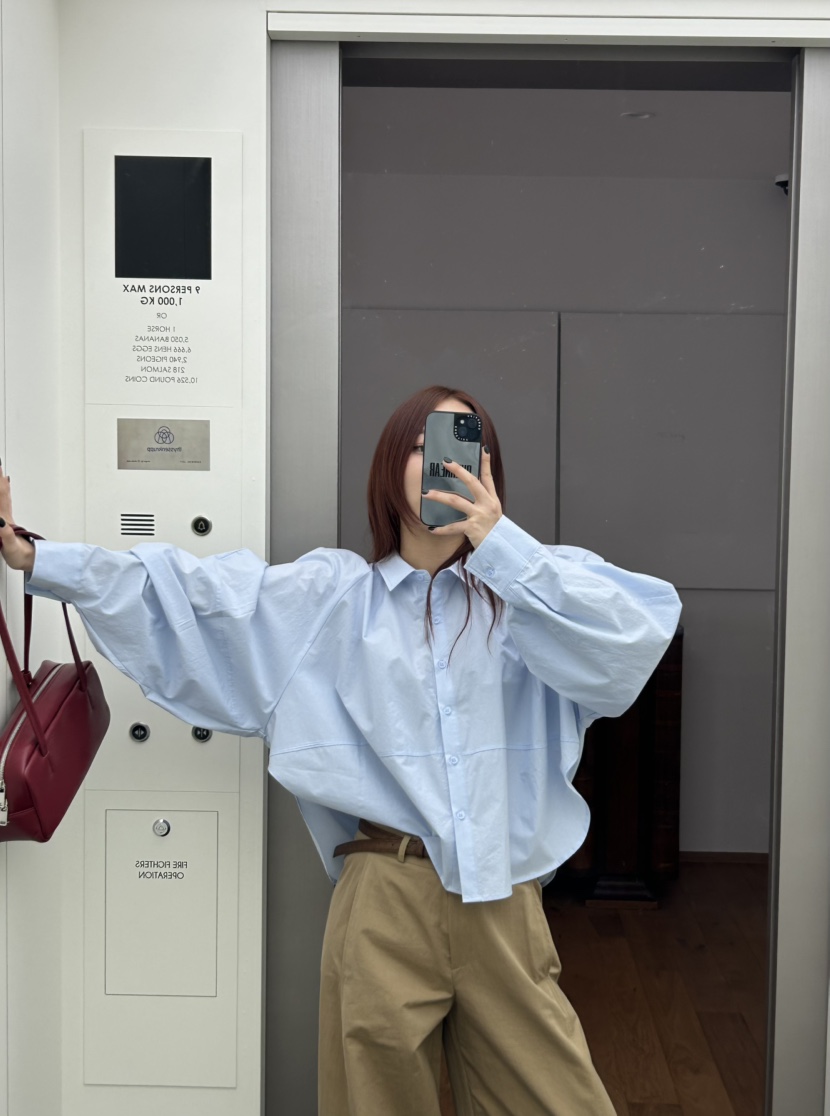OVER NEAP韓國㊣直郵東大門代購女裝新款推薦休閑襯衫蕾絲衫OVER NEAP襯衫/蕾絲衫