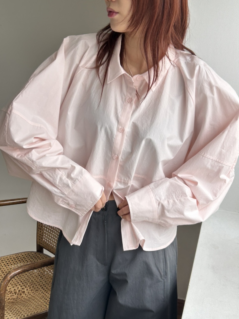 OVER NEAP韓國㊣直郵東大門代購女裝新款推薦休閑襯衫蕾絲衫OVER NEAP襯衫/蕾絲衫