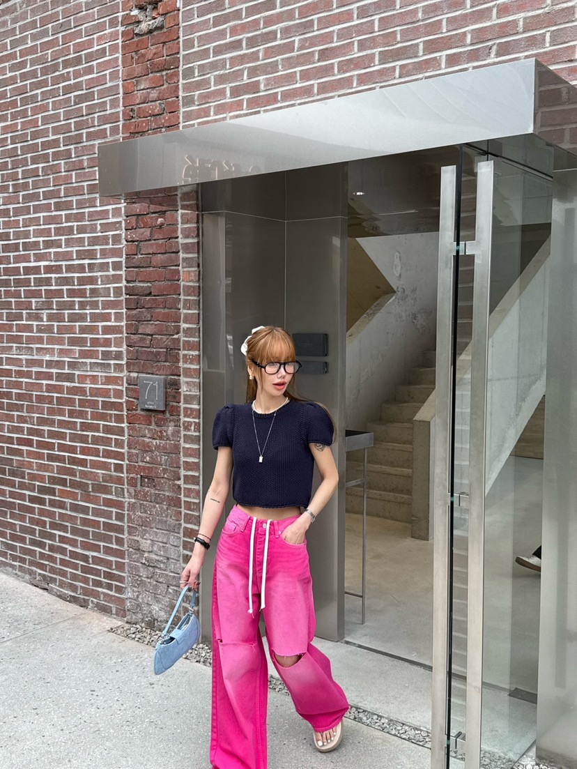 ZEROZERO直郵韓國代購㊣女裝新款時尚人氣25春夏推薦牛仔褲ZEROZERO牛仔褲