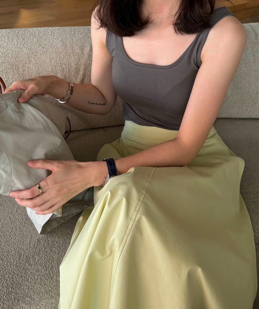 AWESOME-L直郵韓國代購㊣女裝新品熱賣人氣25春夏時尚長裙AWESOME-L長裙