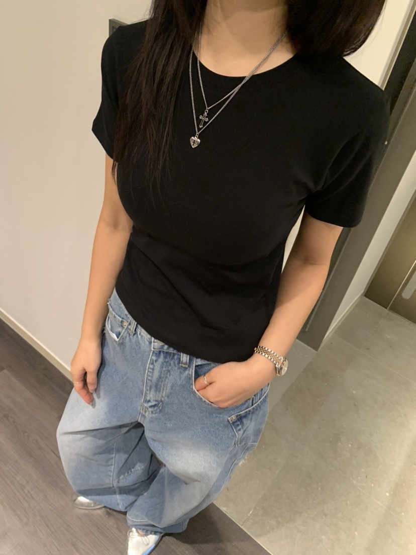 BADCALM直郵韓國代購㊣女裝新品休閑時尚人氣熱賣推薦25春夏T恤BADCALMT恤