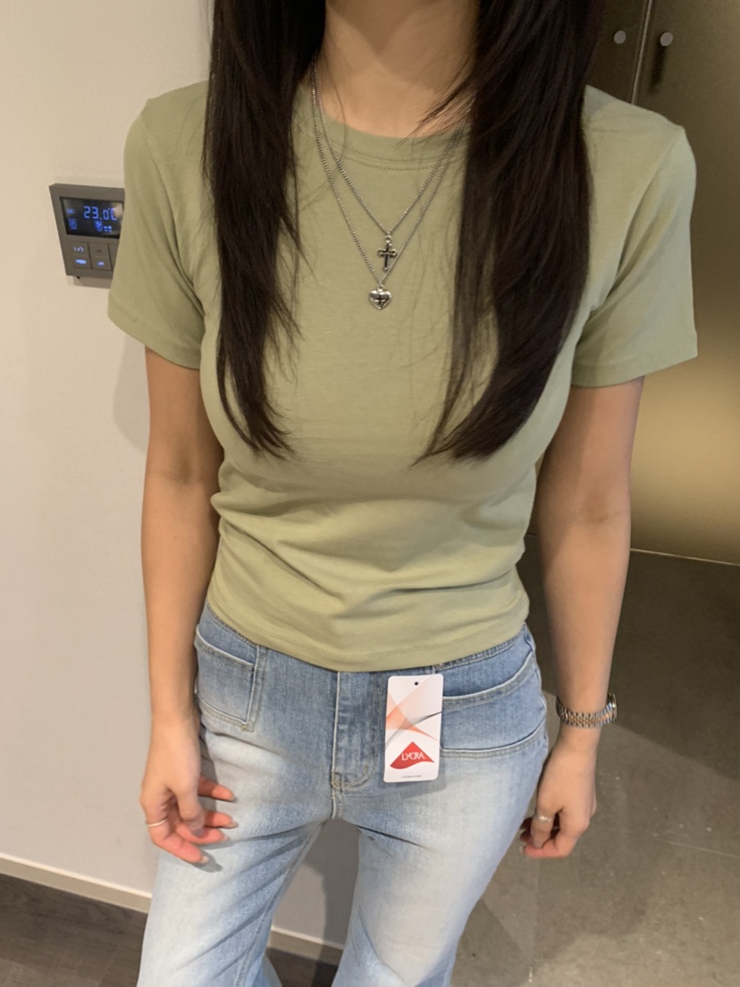 BADCALM直郵韓國代購㊣女裝新品休閑時尚人氣熱賣推薦25春夏T恤BADCALMT恤