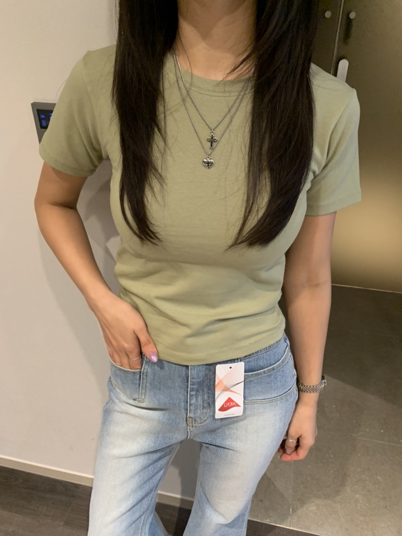 BADCALM直郵韓國代購㊣女裝新品休閑時尚人氣熱賣推薦25春夏T恤BADCALMT恤圖色4