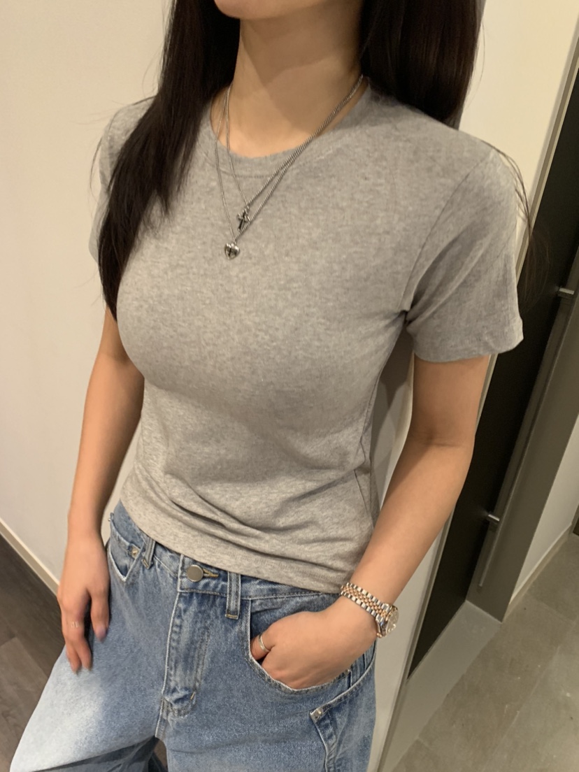 BADCALM直郵韓國代購㊣女裝新品休閑時尚人氣熱賣推薦25春夏T恤BADCALMT恤圖色5