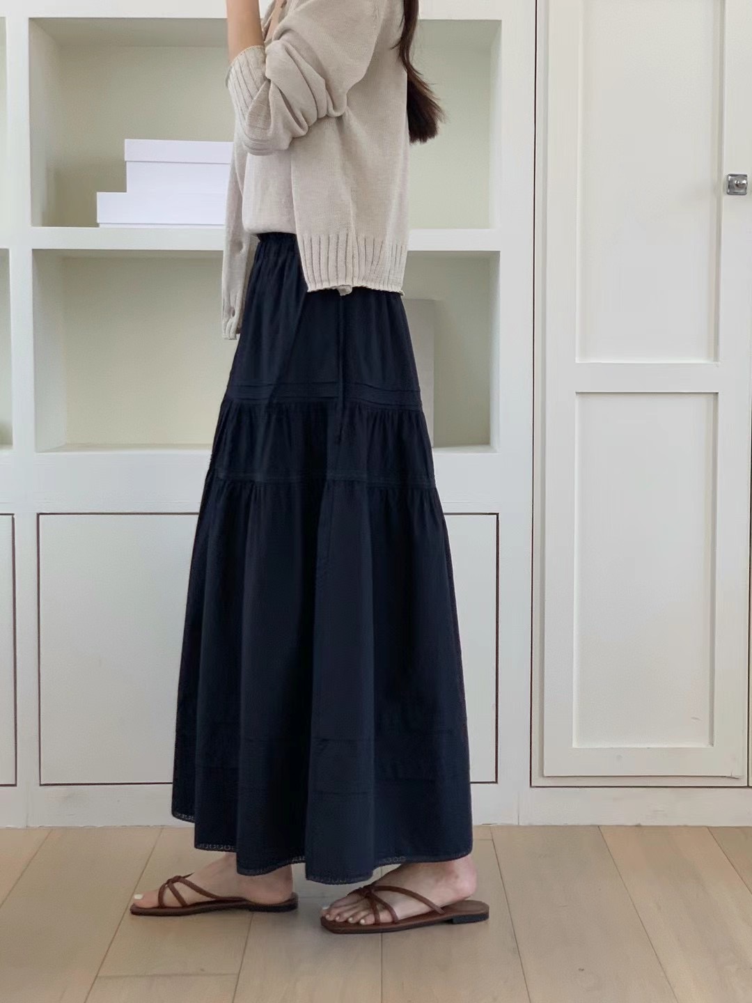 AN STAND直郵韓國代購㊣女裝新品休閑熱賣時尚人氣推薦長裙AN STAND-2件起長裙