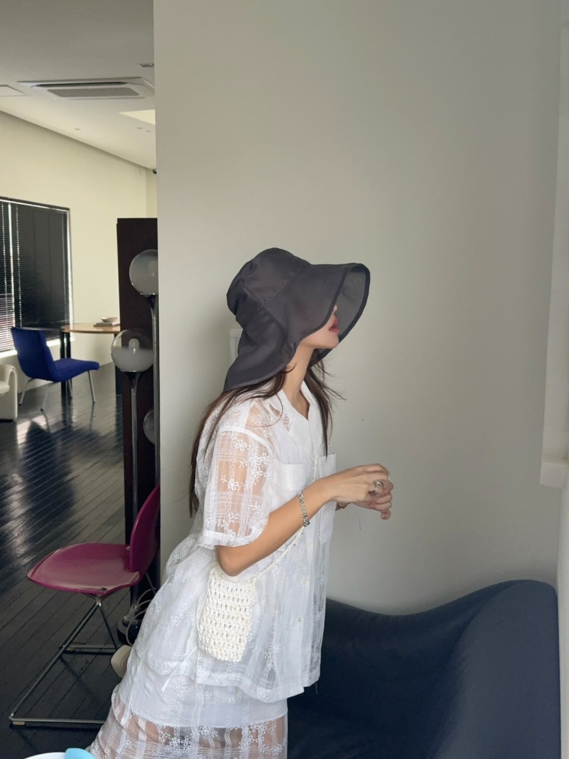 OUPPT直郵韓國代購㊣女裝新款25春夏時尚熱賣休閑襯衫蕾絲衫OUPPT襯衫/蕾絲衫
