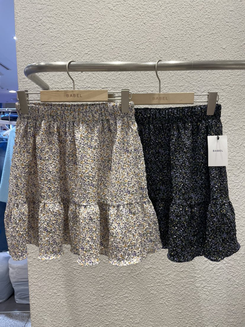 BABEL韓國㊣直郵東大門代購女裝新品人氣推薦熱賣時尚25春夏短裙BABEL短裙