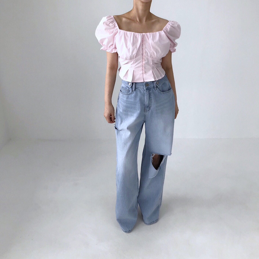 2TWO MOON韓國直郵㊣女裝新品人氣熱賣25春夏時尚襯衫蕾絲衫2TWO MOON襯衫/蕾絲衫