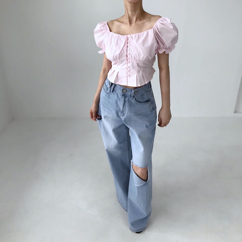 2TWO MOON韓國直郵㊣女裝新品人氣熱賣25春夏時尚襯衫蕾絲衫2TWO MOON襯衫/蕾絲衫