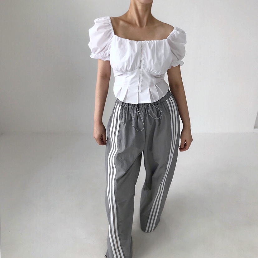 2TWO MOON韓國直郵㊣女裝新品人氣熱賣25春夏時尚襯衫蕾絲衫2TWO MOON襯衫/蕾絲衫圖色3