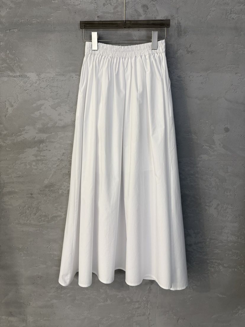 COME OPEN韓國直郵㊣女裝新款休閑人氣25春夏長裙喇叭棉質COMP-(COME OPEN)長裙