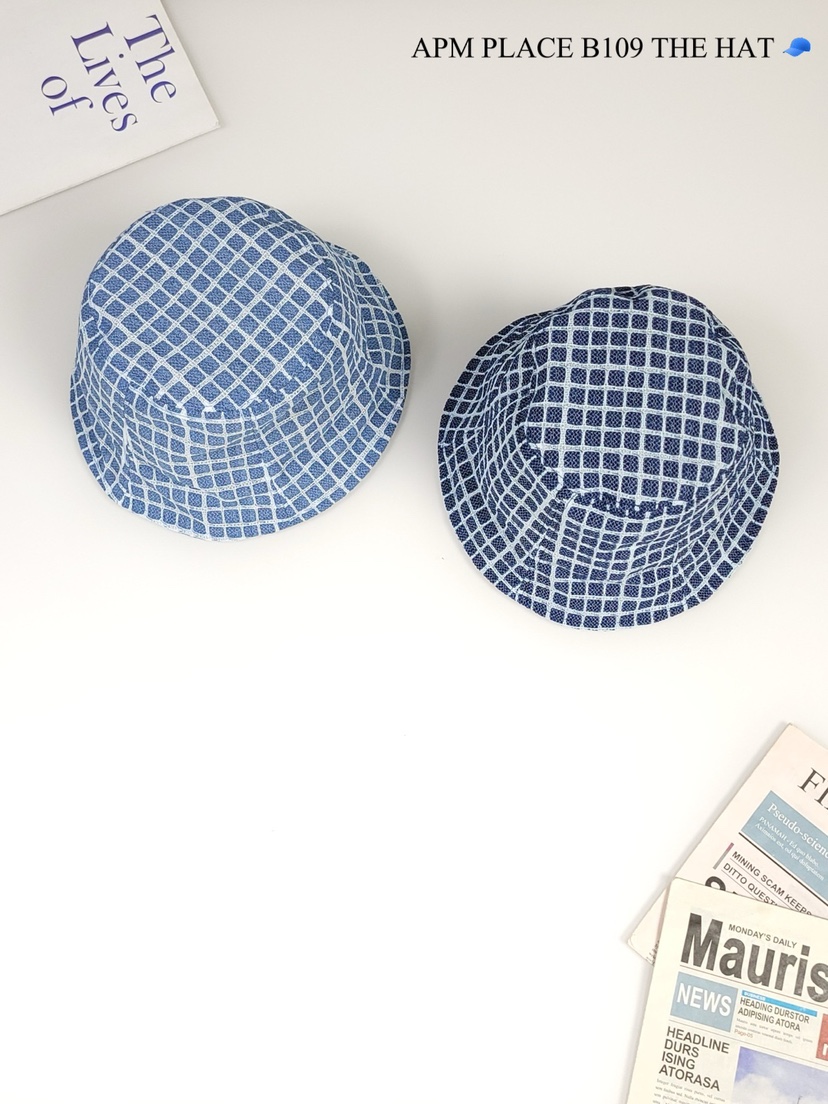 THE HAT-P直郵韓國代購㊣女裝新款推薦人氣休閑熱賣帽子格紋THE HAT帽子