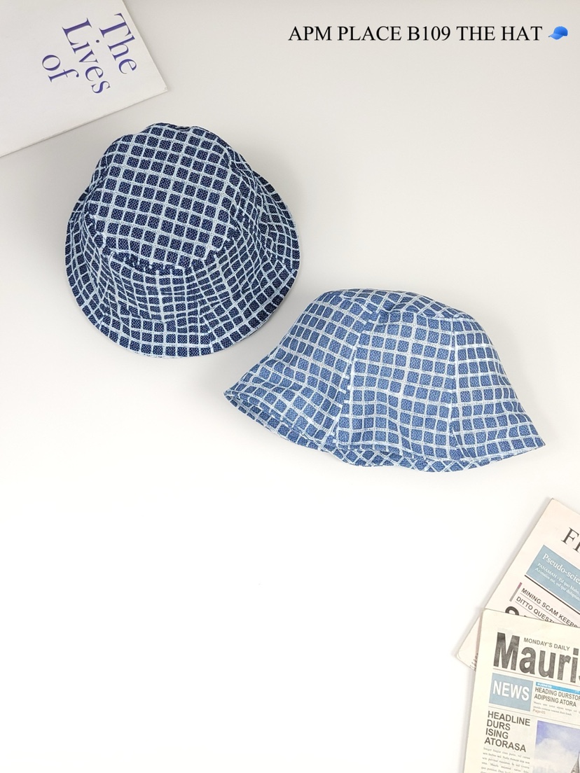 THE HAT-P直郵韓國代購㊣女裝新款推薦人氣休閑熱賣帽子格紋THE HAT帽子