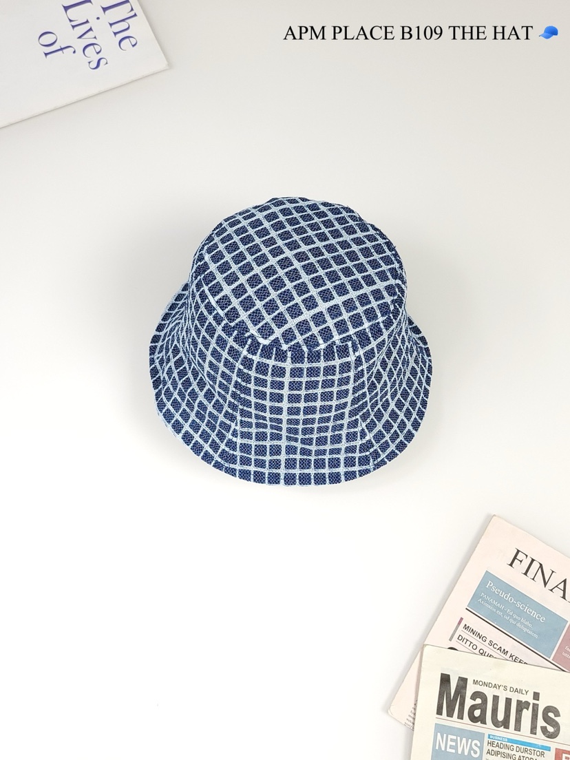 THE HAT-P直郵韓國代購㊣女裝新款推薦人氣休閑熱賣帽子格紋THE HAT帽子