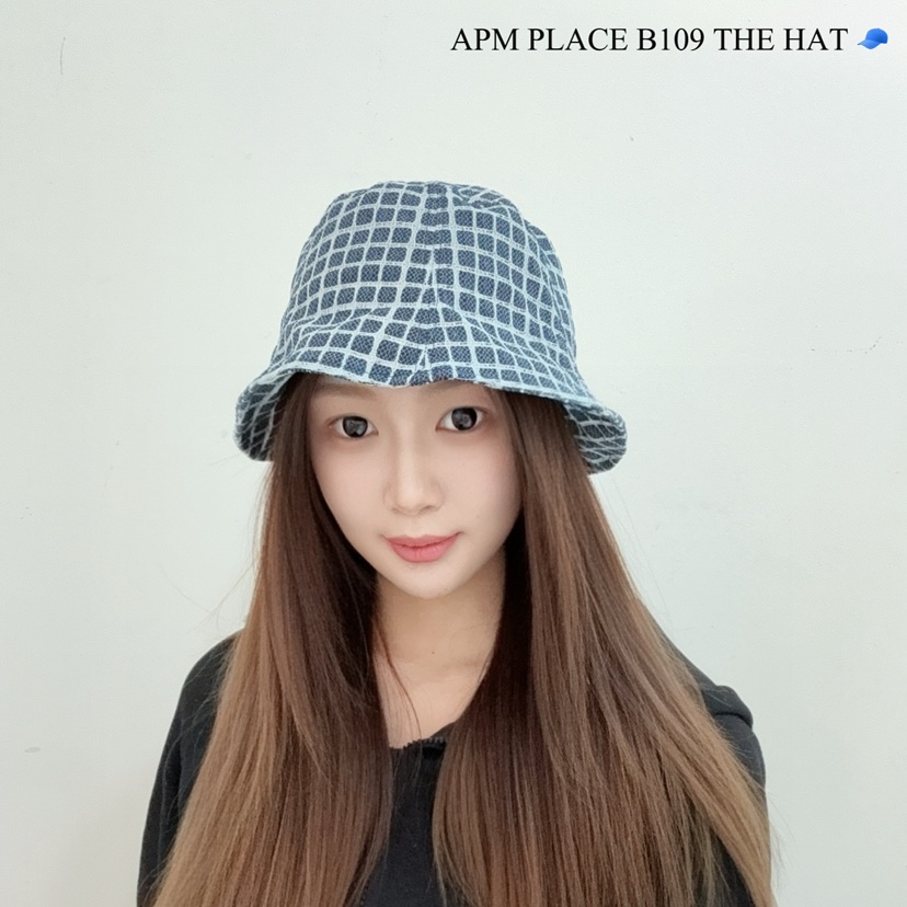 THE HAT-P直郵韓國代購㊣女裝新款推薦人氣休閑熱賣帽子格紋THE HAT帽子圖色2
