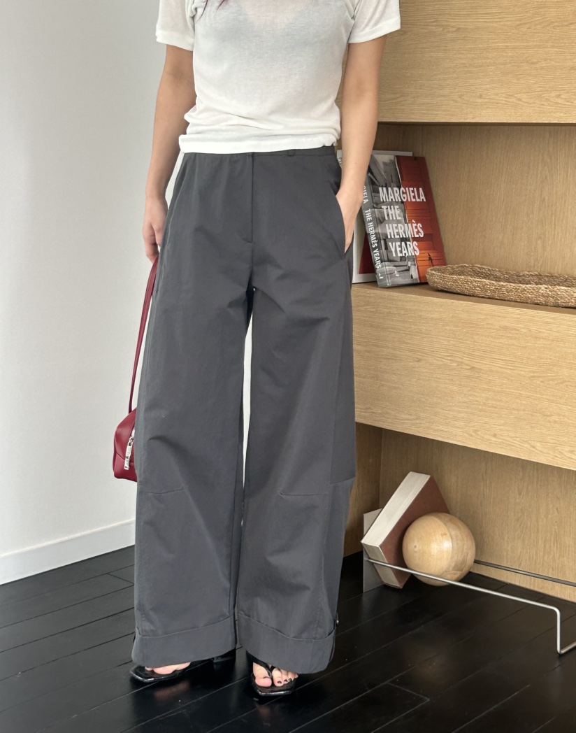 OVER NEAP韓國㊣直郵東大門代購女裝新品25春夏時尚休閑褲OVER NEAR休閑褲