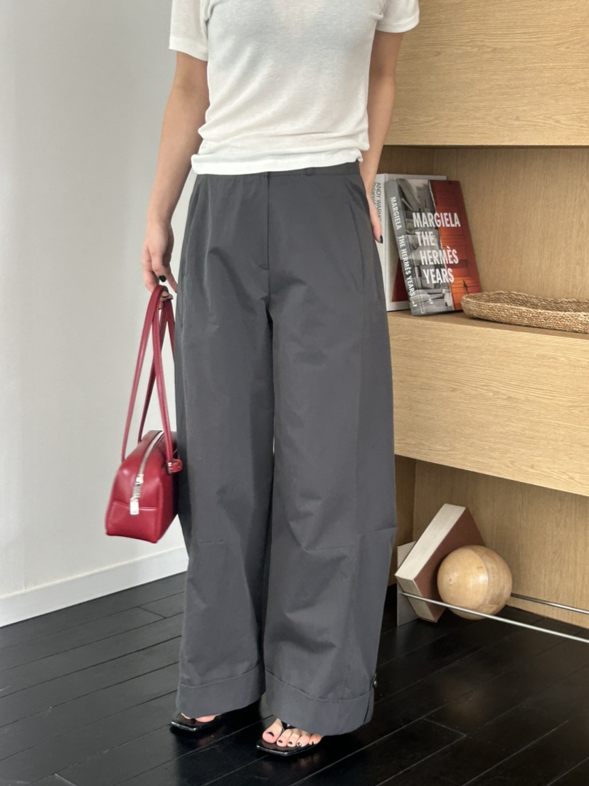 OVER NEAP韓國㊣直郵東大門代購女裝新品25春夏時尚休閑褲OVER NEAR休閑褲