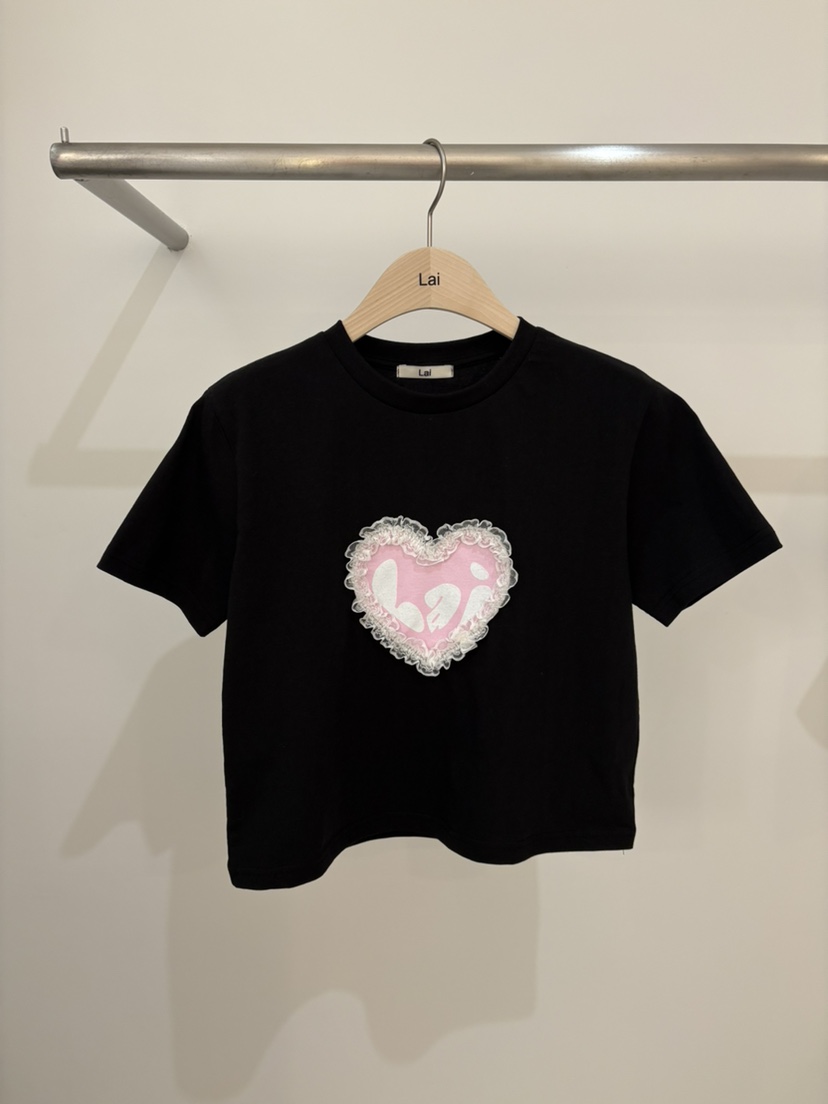 LAI韓國㊣直郵東大門代購女裝新品時尚推薦25春夏休閑熱賣T恤LaiT恤圖色2