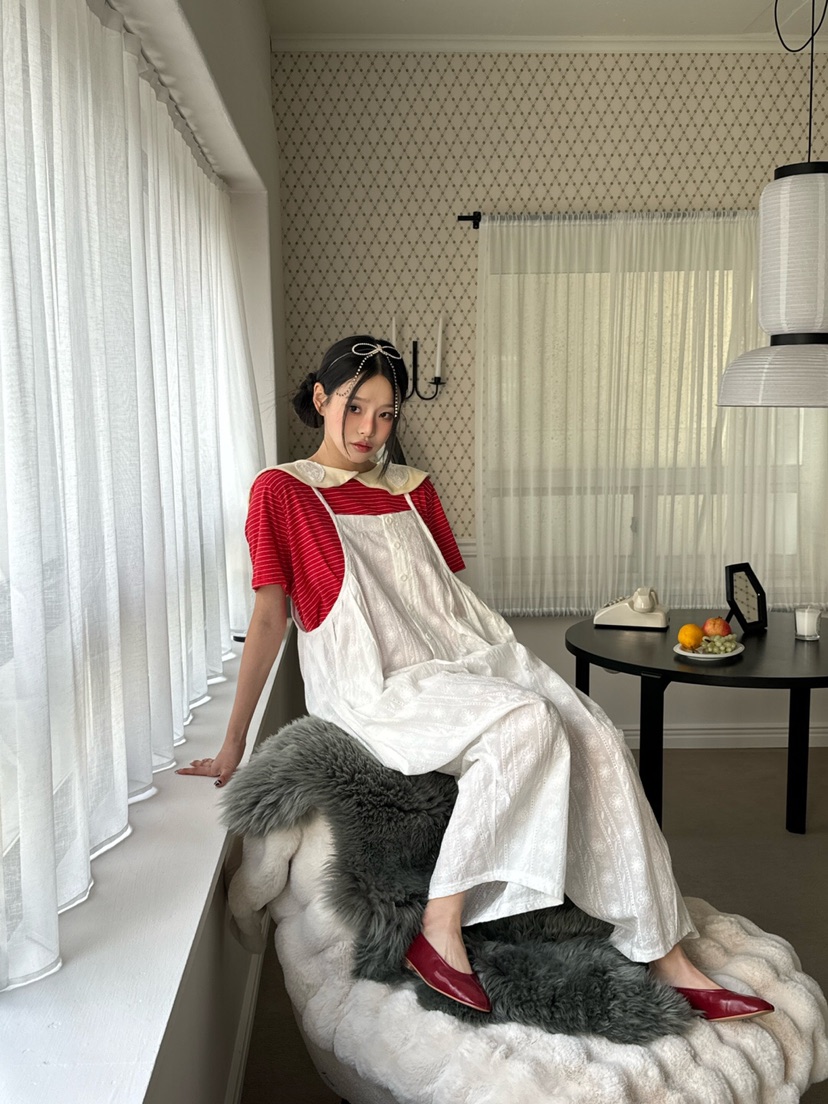 MAISONDEGLORY韓國直郵㊣東大門實拍女裝新款熱賣休閑背帶褲MAISON DE GLORY背帶褲