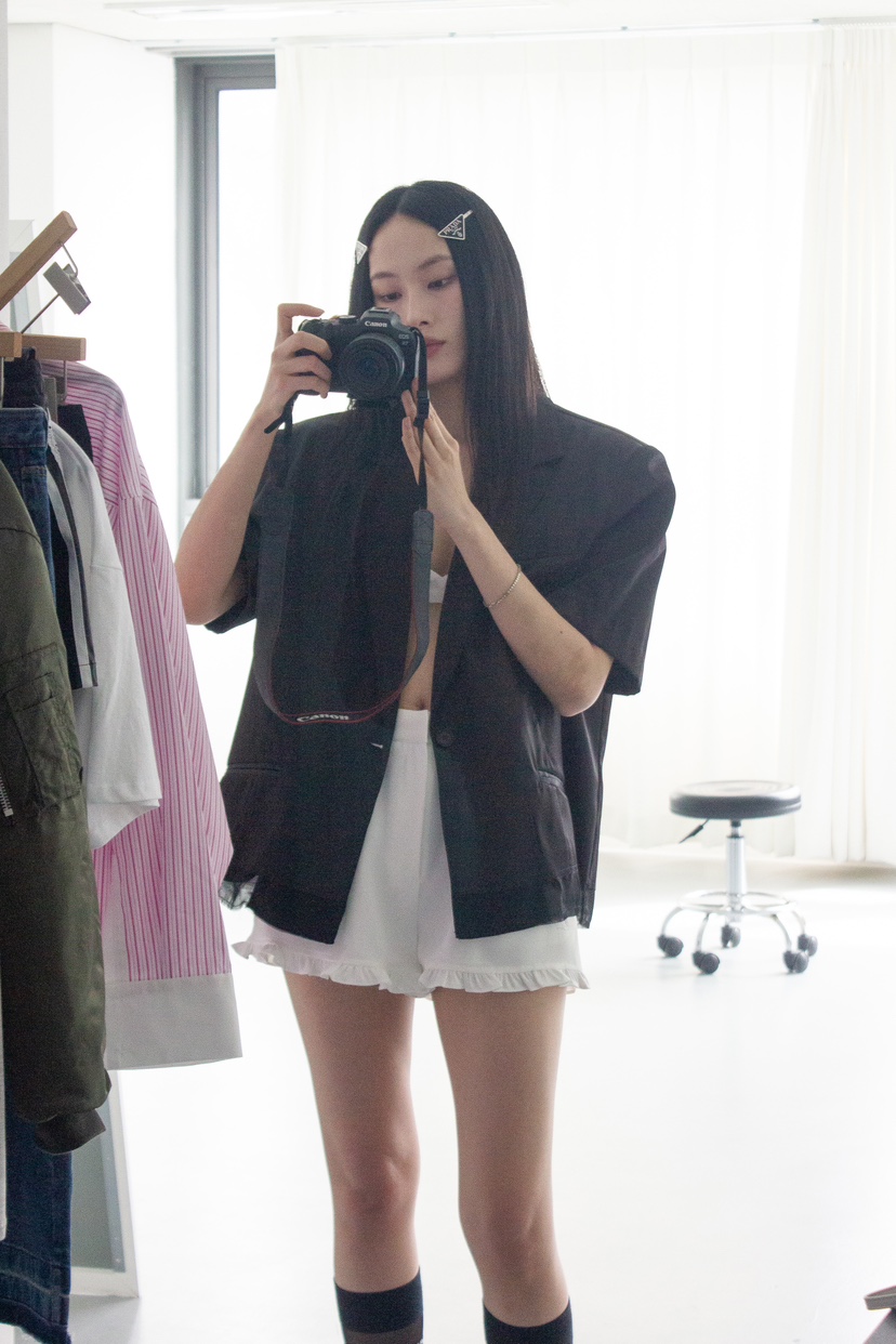 INSSENSE-A韓國直郵㊣東大門實拍女裝新品推薦人氣短褲荷葉邊INSSENSE-A短褲