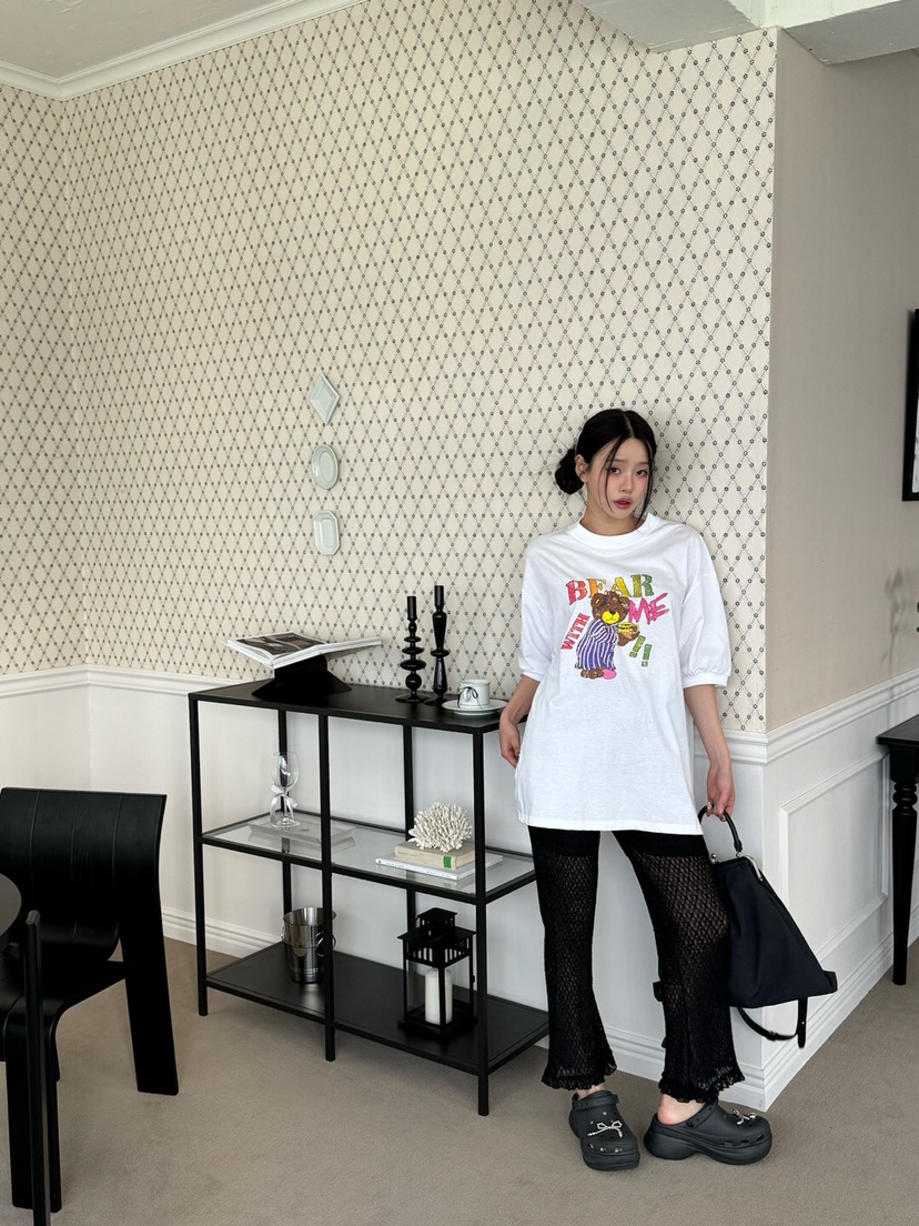 MAISONDEGLORY直郵韓國代購㊣女裝新款熱賣推薦25春夏時尚T恤MAISON DE GLORYT恤