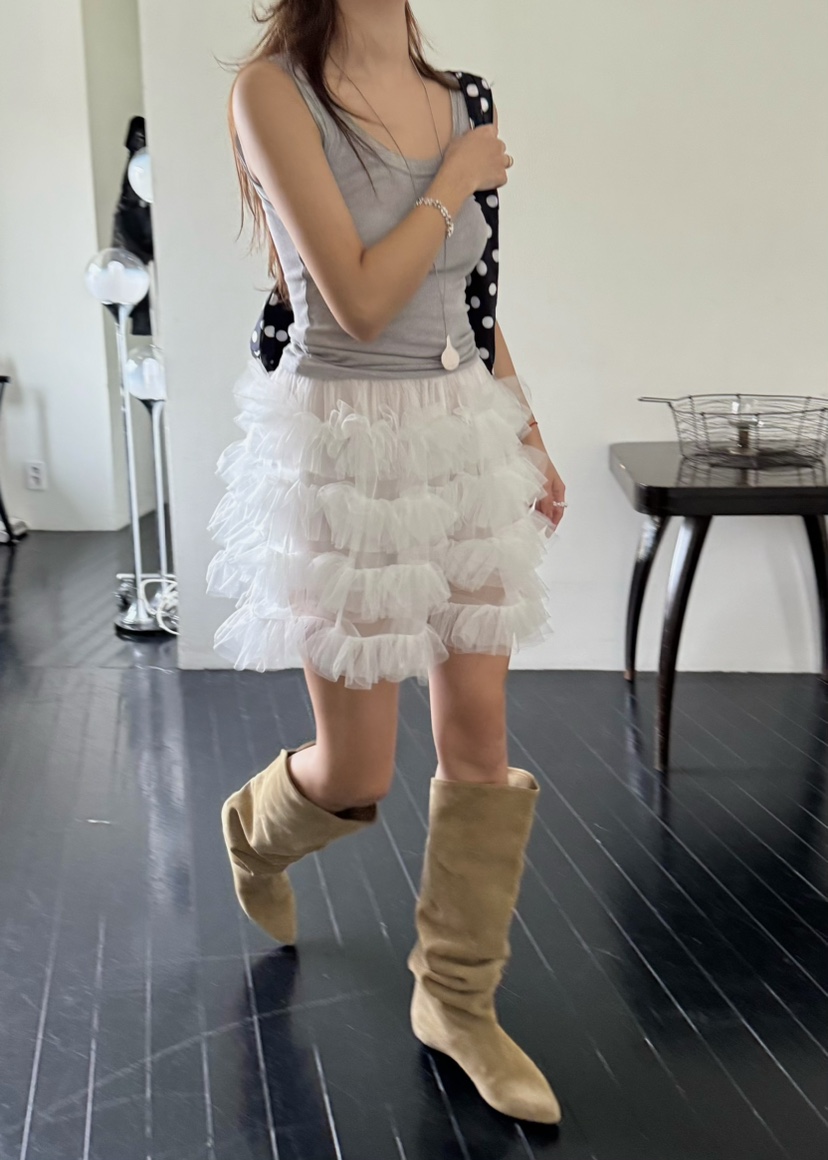 OUPPT直郵韓國代購㊣女裝新品休閑推薦25春夏人氣時尚熱賣短裙OUPPT短裙