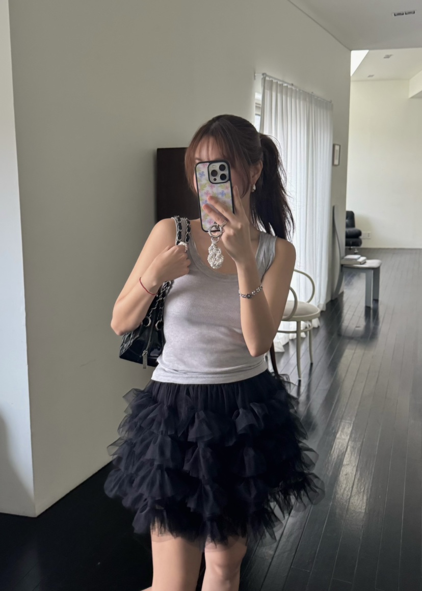 OUPPT直郵韓國代購㊣女裝新品休閑推薦25春夏人氣時尚熱賣短裙OUPPT短裙