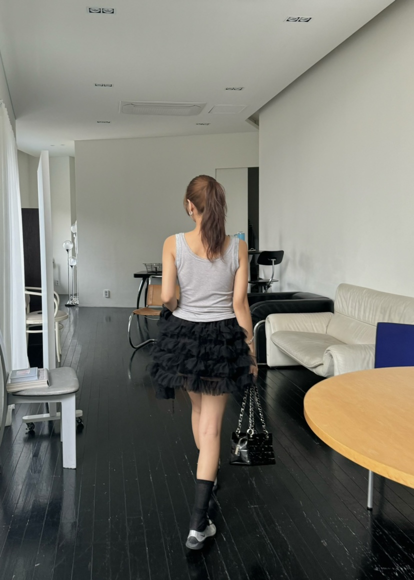 OUPPT直郵韓國代購㊣女裝新品休閑推薦25春夏人氣時尚熱賣短裙OUPPT短裙